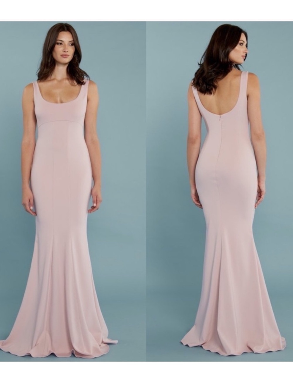 Katie May Scoop-Neck Maxi in Pale Blush Pink Sz 8 Revolve Nordstrom